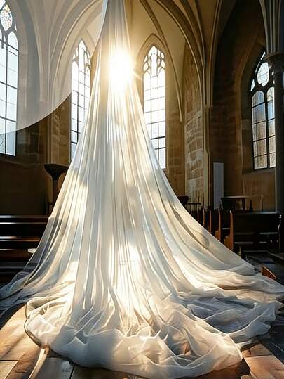 Multicolor Transparent Wedding Decor Fabric - Romantic Hotel Corridor And Ceiling Decor, Suitable For Thanksgiving, Christmas, Bridal Shower, Proposal, Wedding, Stage Backdrop, Party Backdrop, Valentine's Day Gift, Handmade - Ivory Champagne Tulle Mesh Polyester Breathable Mosquito Net Chiffon Fabric. Suitable For Sewing, Clothing Making, Dress, Garment DIY
