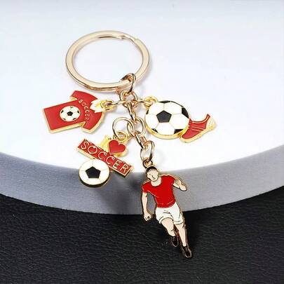1 chiếc móc khóa bóng đá World Cup 2026, mặt dây chuyền thể thao, phụ kiện điện thoại, móc chìa khóa xe hơi, trang trí ba lô, phụ kiện túi xách, quà tặng