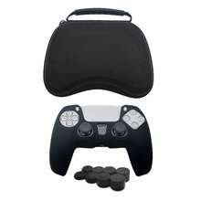 1 Set: Controller Silicone Cover + 8pcs Joystick Caps + 1 Controller Storage Bag, Anti-Slip, Anti-Drop, Anti-Dust, Anti-Scratch, Enhanced Gaming Experience - View 1