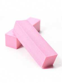 10块指甲锉打磨块，四面指甲抛光块 - 粉色 - 查看 5