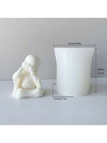 Cute Little Monk Silicone Mold, Suitable For Handmade Craft Lovers Gift - Monk - View 5