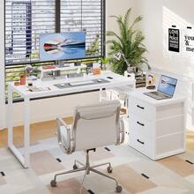 Devoko Home Office Desks - White - View 1