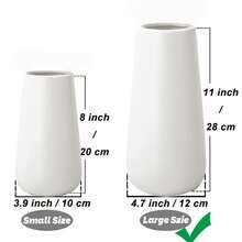 This Tall, Matte Black Plastic Vase Is Perfect For Flower Arranging And Displaying Reeds. It's A Classic Country-Style Decorative Vase Suitable For Home Decor And Table Setting. - Multicolor - View 14