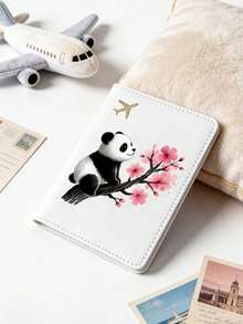 1 chiếc ví đựng hộ chiếu gấp gọn, thiết kế hình gấu trúc dễ thương và họa tiết hoa, phụ kiện du lịch, ví đựng vé, món quà hoàn hảo cho bạn bè, gia đình, đồng nghiệp, phù dâu, có các màu hồng, vàng, xanh dương, trắng, đỏ. Ví đựng hộ chiếu du lịch nhẹ, chống nước, thích hợp cho máy bay, kỳ nghỉ hè. - Nhiều màu - Xem 1