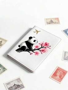 1 chiếc ví đựng hộ chiếu gấp gọn, thiết kế hình gấu trúc dễ thương và họa tiết hoa, phụ kiện du lịch, ví đựng vé, món quà hoàn hảo cho bạn bè, gia đình, đồng nghiệp, phù dâu, có các màu hồng, vàng, xanh dương, trắng, đỏ. Ví đựng hộ chiếu du lịch nhẹ, chống nước, thích hợp cho máy bay, kỳ nghỉ hè. - Nhiều màu - Xem 14