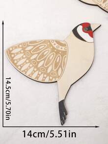 3 Peças Decoração de Parede Estilo Boêmio com Pássaros, Ornamento de Parede de Arte Animal Nórdica, Decoração Minimalista para Sala de Estar, Quarto, Escritório, Apartamento, Design Inspirado na Natureza, Arte de Parede Criativa, Estilo Escandinavo, Arranjo de Espaço Aconchegante, Acessório de Decoração de Parede, Acento de Casa Campestre Nórdica, Presente Adequado para Amantes de Pássaros e Entusiastas de Decoração de Interiores - Multicolorido - Visão 11