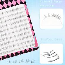 100pcs False Eyelashes, Realistic Simulation Eyelash Clusters For Lower Lash Line, Lightweight & Natural Look, Strong 3D Effect, DIY At Home, Create Natural Makeup - C - View 7