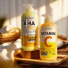 500毫升 AHA VC 舒缓滋润身体乳，富含羟基酸、维生素C和E，提亮肤色并保湿，母亲节礼物，女士礼物，节日礼物 - 彩色 - 查看 11