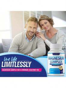 High - Efficiency Magnesium Complex - Supports Sleep, Nerve And Bone Health, Manages Stress And Mood, And Improves Muscle Function. Each Bottle Contains 90 Capsules. - 75ml - View 7