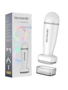 Dụng cụ dập kim siêu nhỏ có thể điều chỉnh, dụng cụ dập kim siêu nhỏ chuyên nghiệp, thích hợp sử dụng cho bút kim siêu nhỏ trên mặt, da đầu, râu, cơ thể, là lựa chọn thay thế tốt nhất cho con lăn kim siêu nhỏ, bộ đầu kim kết hợp 0.25mm-2.0mm, dụng cụ chăm sóc da dành cho nam và nữ, sản phẩm chăm sóc da. - trắng - Xem 9