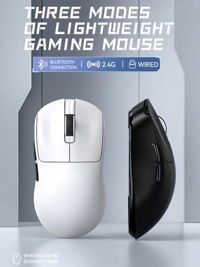 X9 轻量级游戏鼠标，PAW3311 芯片，无线蓝牙三模式电竞鼠标