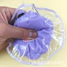 1个缝纫葡萄挤压玩具，减压挤压玩具，新款逼真水果挤压玩具，用于缓解压力 - 彩色 - 查看 5