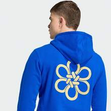 Adidas Men's REAL CS HD Sweatshirt Knit Sweatshirt JZ2237 - Blue - View 4