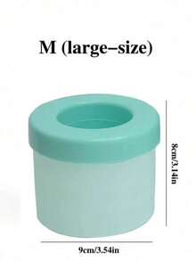 1 pièce Moule à glaçons en silicone cylindrique, grille de glaçons décompressée, mini bac à glaçons, moule à glaçons à pression facile à démouler, moule à glaçons portable, moule à glaçons réutilisable, pour faire des boissons, jus de fruits, glaces, cocktails et glaçons pour le café. Convient pour la maison, le bar, le club et les boissons d'été en extérieur, fournitures de cuisine, accessoires de cuisine - Multicolore - Voir 11