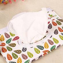 2pcs Baby Room Storage Tissue Bag Wet Wipes Pouch, Portable Baby Stroller Wet Wipes Bag With Hanging Rope, Self-Sealing Flip Cover Pull-Out Wet Wipes Pouch - As Shown - View 5