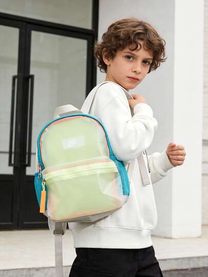 Nike Children's Bag School Bag Y NK BRSLA JDI MINI BKPK-JELLY Casual Bag Backpack Sports Bag HF8167-905
