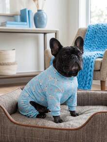 Dog Summer Shedding Hair Control Pajamas - Breathable High Stretch Full Coverage Pet Rompers, Summer Anti Licking & Bug Protective Jumpsuit For Medium Large Dogs, All Over Printing Dog Clothes - Cute Cartoon Dalmatian Pattern - Multicolor - View 8