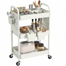 Storage Carts - White - View 1
