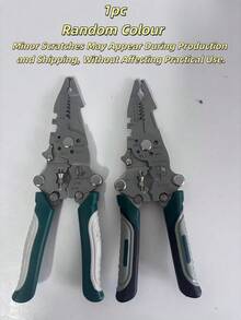 1pc 8-In-1 Foldable Multifunctional Pliers | Professional Electrician Wire Stripper Cutter Crimping Tool - Wire Strippers - View 12
