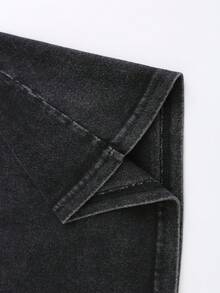 Remera Verano Masculina Algodón Lavado Estampada Calidad Alta Uso Diario - Negro - Ver 4