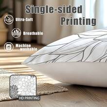 MEMNUN 6件套现代简约灰色几何花卉印花装饰抱枕套（不含枕芯），尺寸：17.7*17.7英寸（45*45厘米）/19.69*19.69英寸（50*50厘米）/15.75*15.75英寸（40*40厘米），单面印花，涤纶材质，“家，甜蜜的家，爱在这里”温馨标语，时尚简约的家居装饰抱枕套，适用于沙发、床、客厅、卧室、汽车、办公室、酒店等场所，四季皆宜，是馈赠亲朋好友的完美礼物。 - 彩色 - 查看 5