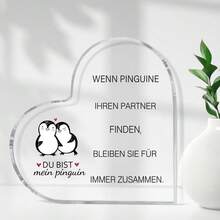 Valentine's Day Gift For Him Her Engraving Acrylic Plaque I Love You Gifts Wedding Anniversary Gifts For Women Men Partner Gifts Couple Gifts Anniversary Gift For Him Her - 1PC - View 6