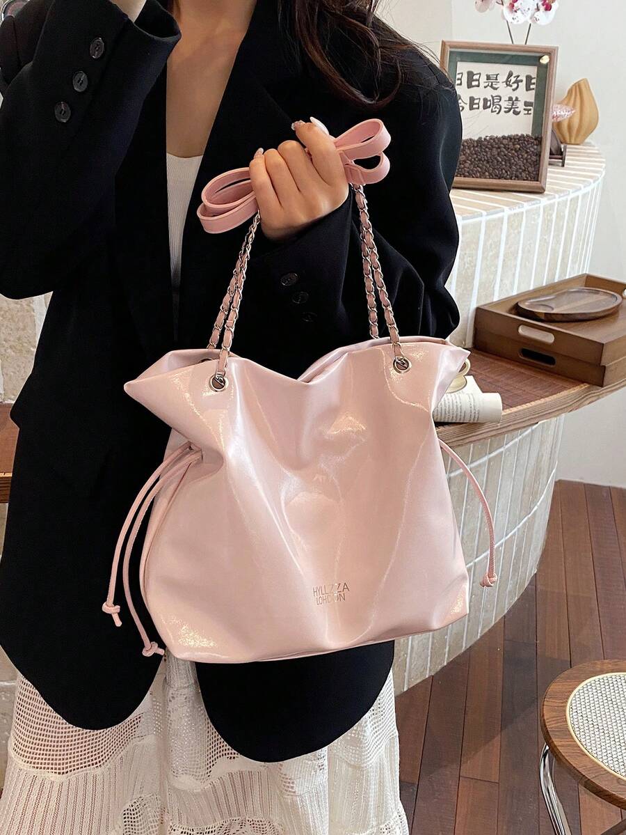 1 pieza Nuevo bolso de mano vintage 2026 de gran capacidad, minimalista, multifuncional y elegante para mujer con correa de hombro desmontable