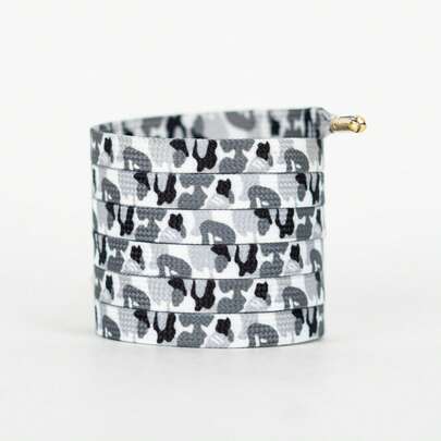 1 Pair Camouflage Pattern Cute Outdoor Chloroprene Woven Beach Sandals