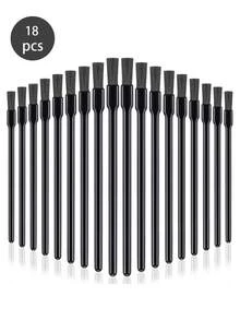 Bộ 18 cọ trang điểm môi, cọ thoa son bóng, bông mút trang điểm, cọ trang điểm đa năng, cọ trang điểm dẹt dành cho nữ. - Nhiều màu - Xem 1