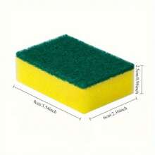 10pcs/Set Cleaning Sponge, Dishcloth, Pot Brush And Dish Brush Tools, Absorbent Sponge Blocks, Kitchen Towel, Magic Sponge Wipe - Multicolor - View 6