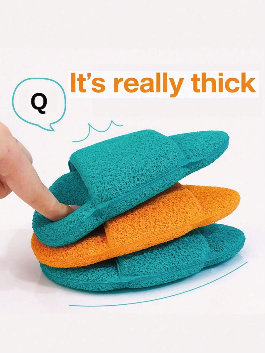 XXXL Size Reusable Cleansing Sponge - Deep Cleaning & Exfoliating | Makeup Remover & Kids Bath Brush | Essential For Skincare - Upgraded Version - View 1