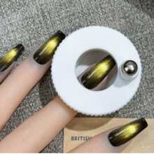1 chiếc dụng cụ tạo hiệu ứng mắt mèo tự động bằng nam châm, hình chữ U với nam châm mạnh và bi nam châm, thích hợp cho người mới bắt đầu dễ dàng tạo nhiều hiệu ứng mắt mèo khác nhau tại nhà, phù hợp cho các tiệm làm móng. - Nhiều màu - Xem 2