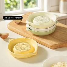 1pc Ceramic Food Grinder, Multifunctional Ceramic Manual Potato Masher, Garlic/Ginger Paste/Garlic Grinder, Vegetable & Fruit Puree Grinding Bowl, Grinding Tool, Kitchen Gadget, Easy To Clean - Multicolor - View 8