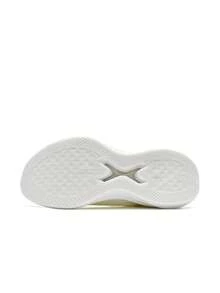 XTEP 2000KM 2nd Generation Running Shoes, Shock-Absorbing Durable Training Shoes For Men, Lightweight Running Sneakers, Sail White/Silver - Sail White/Silver - View 4