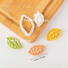 Autumn Cookie Embosser Mold Thanksgiving Day Biscuit Mold Pumpkin Mushroom Palm Fruit Maple Leaf Fondant Biscuit Cutter Mold - White - View 12