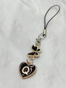 1个A-Z字母和优雅蝴蝶造型手机挂饰 - 耐用合金材质，适合作为礼物送给朋友、女朋友，生日礼物，手机挂饰，女友礼物，优雅配饰 - 彩色 - 查看 39