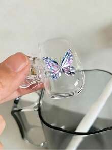 Hermosos soportes para cepillos de dientes con diseño de mariposas, estuche portátil y transparente para almacenar la cabeza del cepillo de dientes, estuche impermeable y a prueba de polvo para cepillo de dientes, protege tu cepillo de dientes, estuche para cepillo de dientes, caja de almacenamiento de cepillo de dientes de viaje, diseño portátil para un fácil transporte, soportes para cepillo de dientes a prueba de polvo para viajes - Talla única - Ver 6