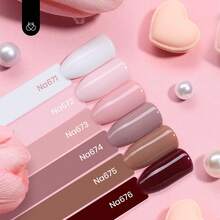 Beetles 15ML 6 Colors  HEMA-Free Pastel Gel Polish - Fairy Tale Dream, Pastel Yellow Pink Blue Purple, Colorful Bottle, Soak Off UV LED Manicure - 15ML 6Colors Hema Free Minimal Essence - 查看 3