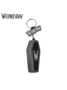 MGM Wednesday Addams Keychain Coffin Cello Backpack 3D Pendant Gothic TV Series Element 3D Collectible Bag Charm, Birthday Party Gift For Friends And Fans - Multicolor - View 11