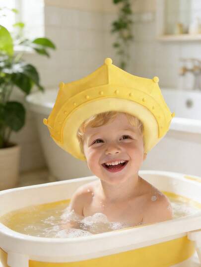 Children's Hair Washing Tool - Waterproof Ear Protection - Children's Bathing Hair Cap - Baby Bathing Hat - Child Water-Blocking Hair Wash Cap - Prevent Water Infiltration