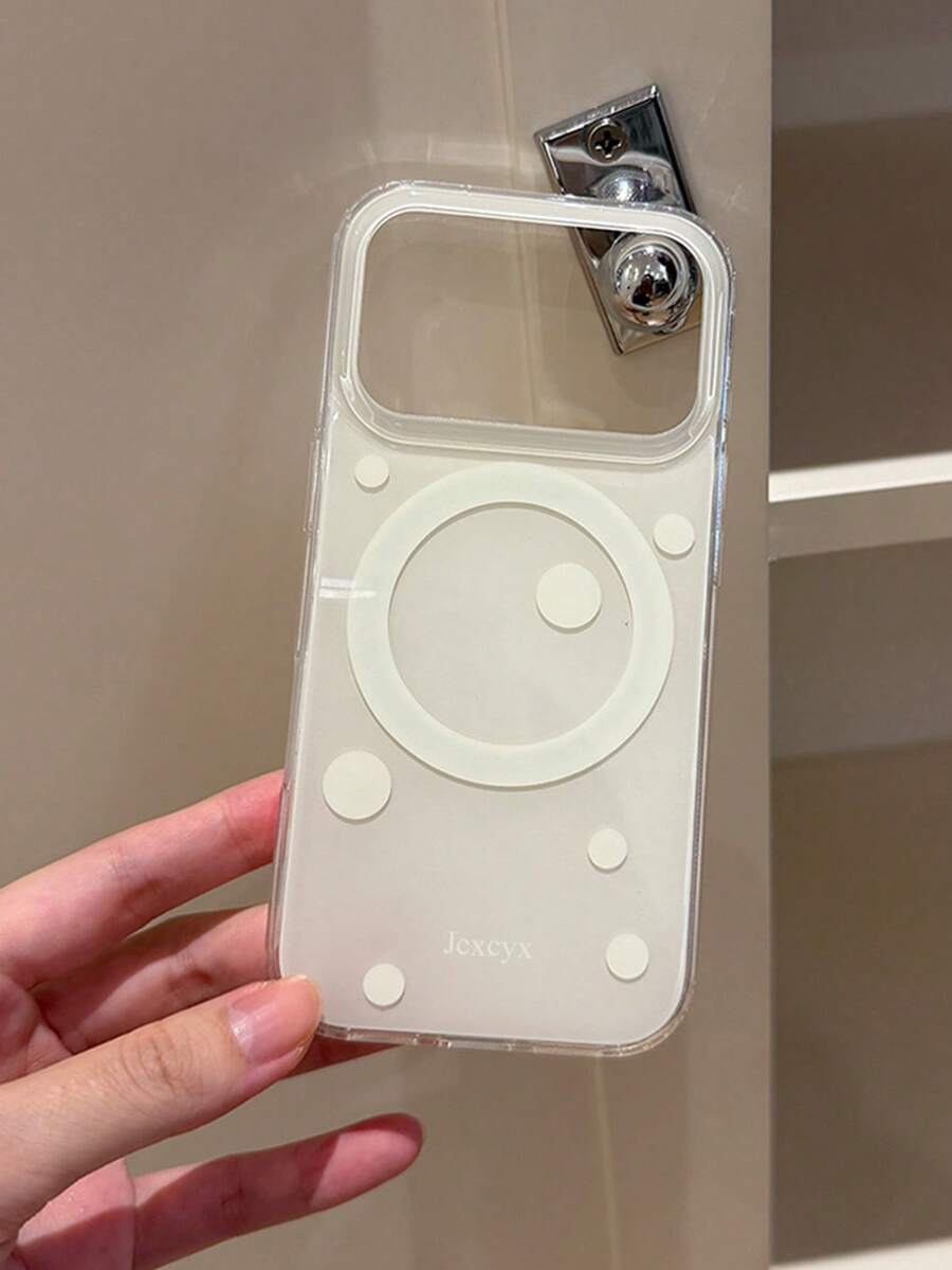Ốp lưng điện thoại nam châm chấm bi đơn giản dễ thương, tương thích với iPhone 17 Pro Max, 17 Pro, 17, 16 Pro Max, 16 Pro, 16, 15, 14, 13 Pro Max. Ốp lưng thời trang, chống sốc, hỗ trợ sạc không dây. - màu trắng nhạt - Xem 1