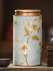 1個 500ml/100ml 廚房與儲藏室容器，可用於存放茶葉、咖啡豆、糖和堅果。金屬茶罐，具有良好的密封性能。底部和蓋子均塗有瓷釉。節日禮物與日常使用 - 彩色 - 查看 22