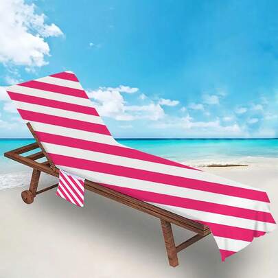 1条速干超细纤维沙滩巾 - 超强吸水、轻便、可折叠放入手提包 - 适用于海滩、泳池、露营、野餐、瑜伽和旅行