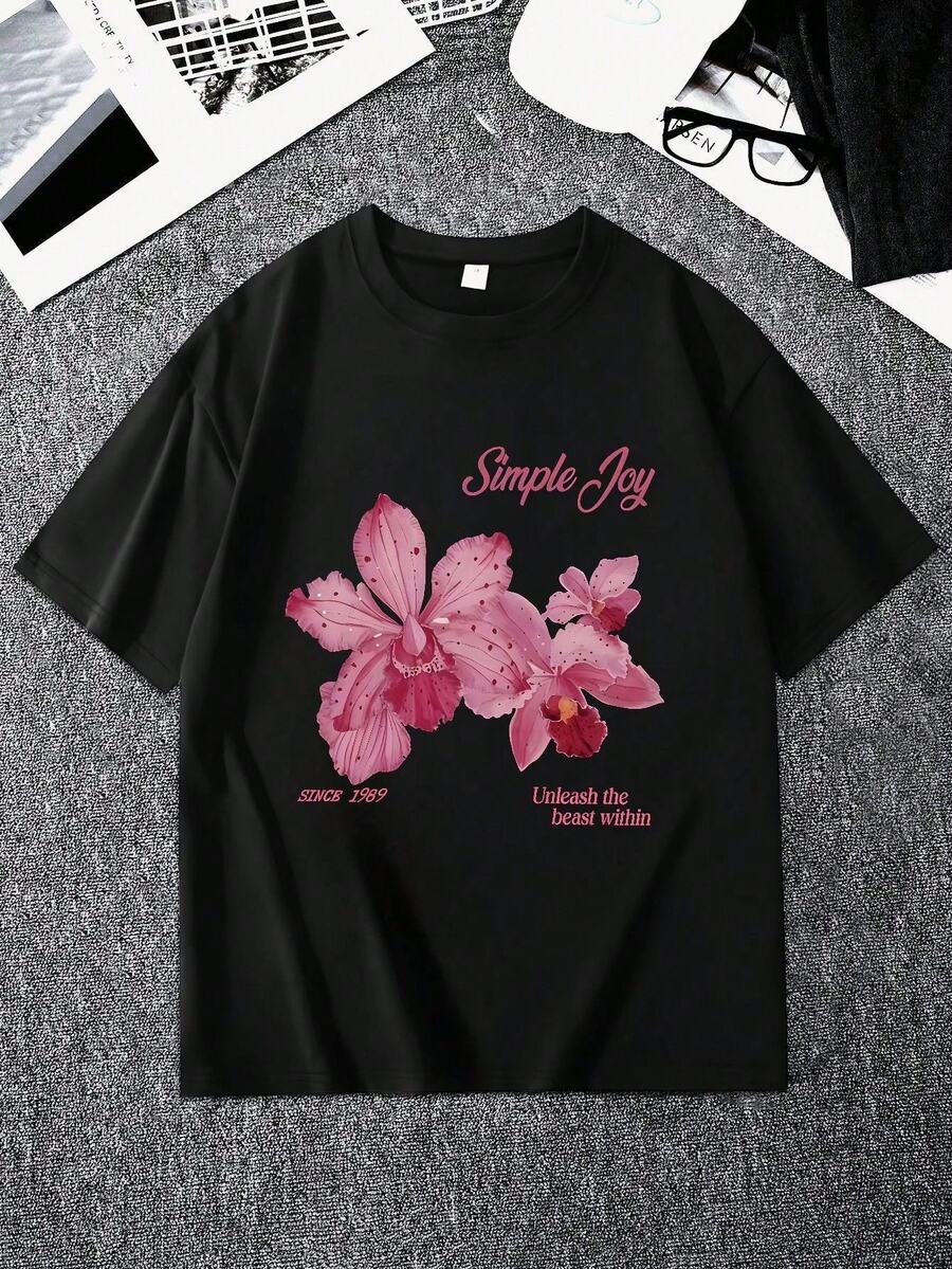 Women T-Shirts - Black - View 1