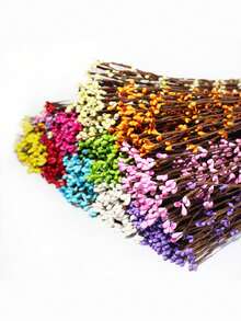 10/20pcs Berry Garland, Flexible Artificial Christmas Holly Berry Vine, Winter Berry Garland For Mantle Xmas Tree Window Door Hanging Indoor Outdoor Holiday Decoration - Multicolor - View 2