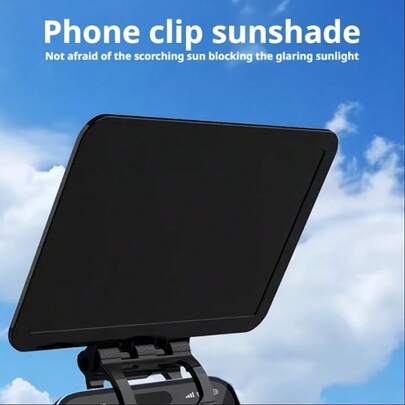 Visera plegable para teléfono de varios ángulos, sombra portátil, bloqueador de sol antirreflejo, adecuado para deportes al aire libre, ciclismo, camping y viajes