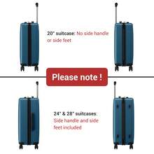 Hard Shell Suitcase For Men Women Small Medium Large 20 Inch 24 Inch 28 Inch Travel Cases With TSA Lock Spinner Wheels ABS + PC 3 Piece Luggage Set - Navy Blue - View 9