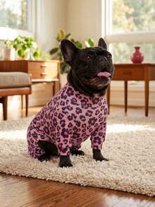 Dog Summer Shedding Hair Control Pajamas - Breathable High Stretch Full Coverage Pet Rompers, Summer Anti Licking & Bug Protective Jumpsuit For Medium Large Dogs, All Over Printing Dog Clothes - Cute Plum Blossom Pattern - Multicolor - View 8