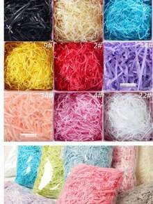 1pack 20g,Colorful Shred Crinkle Paper Raffia Filler For DIY Gift Box Filling Wrapping , Wedding ,Valentine's Day Gifts,Easter Day Gifts,Birthday Party Decorations - Multicolor - View 5