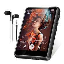 SWOFY 64GB 蓝牙 5.3 MP3 播放器，2.4 英寸触摸屏，便携式数字音频播放器，带高清扬声器、FM 收音机，支持最大 512GB 存储卡 - 查看 12